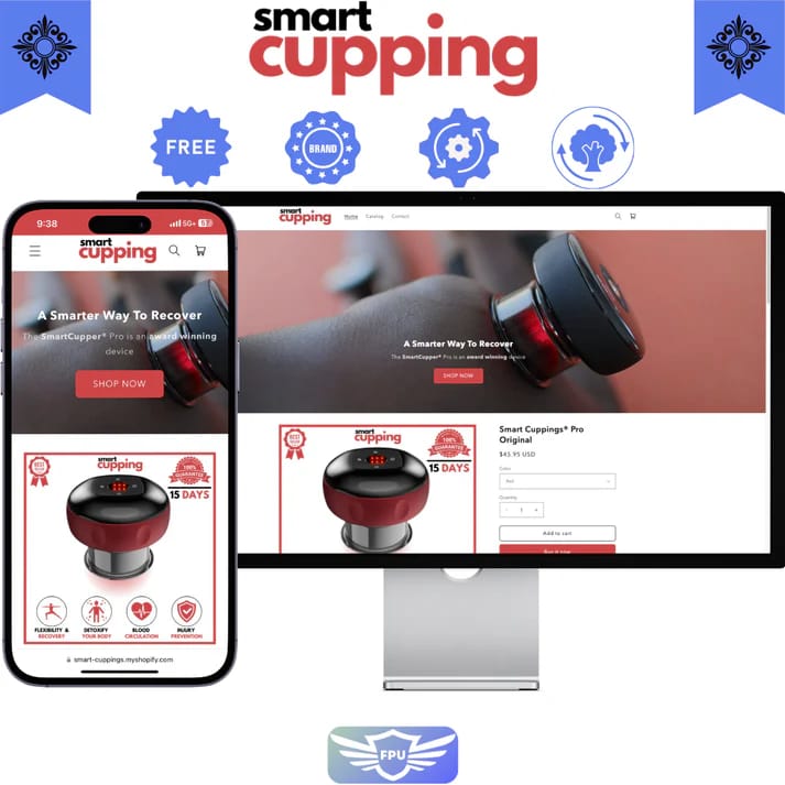 Smart Cupping Shopify store design preview — Recovery Devices